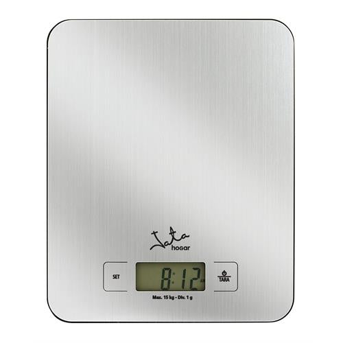 Balança de Cozinha Jata 719 | 15kg, 1g, Aço Inoxidável
