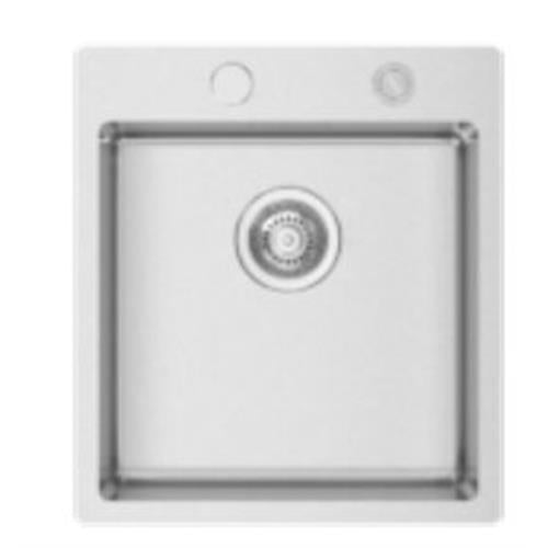 Lava Loiça RODI Box Lux 46 | Inox Polido, Cuba Única, 45x50cm