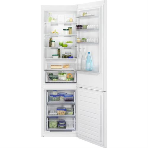 Frigorífico Combinado ZANUSSI ZNME36EW1 | 338L, Classe E, 201cm