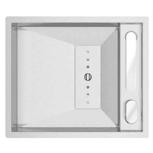 Lava-Loiças RODI Invisible 40 | 1 Cuba, Inox Polido, Inferior