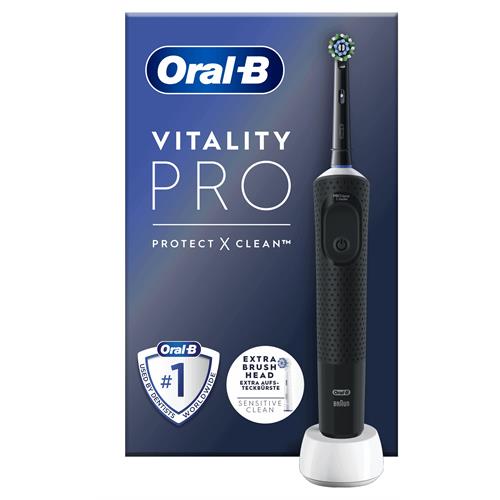 Escova de dentes elétrica Oral-B Vitality Pro Preta | 3 modos