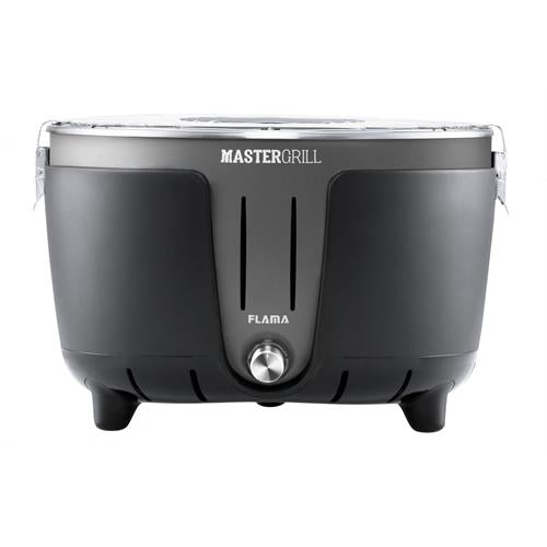 Grelhador Barbecue a Carvão FLAMA 4007FL | Cinzento, 31cm, com Kit