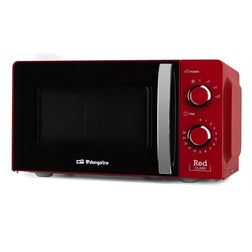 Micro-ondas Orbegozo MI2121 | 20 L, 700 W, Vermelho