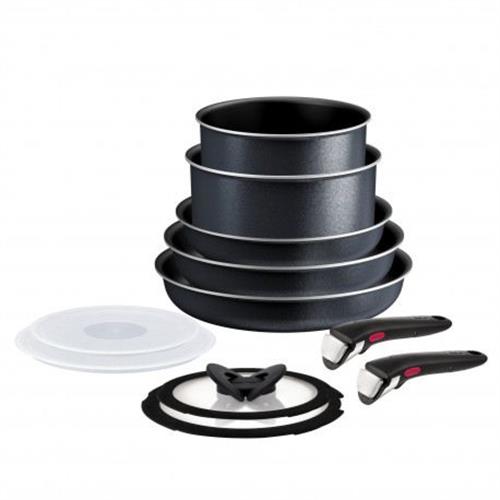 Conjunto Panelas Tefal Ingenio L7239323 | 11 peças, Titanium, Indução