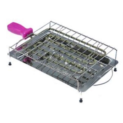 Grelhador Elétrico SL2 1400 | 2100W, Inox e Rosa, Grelha Dupla