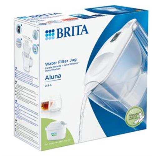 Jarro Filtrante BRITA Aluna 1051116 | 2,4L, Branco, Filtro MAXTRA PRO