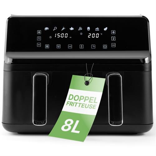 Fritadeira sem Óleo Clatronic FR 3804 H | Dupla 8L, 2700W