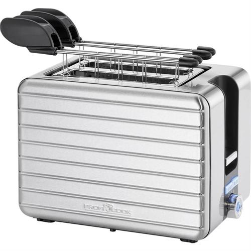 Torradeira ProfiCook PC-TAZ 1110 | 1050W, 2 Fendas, Inox