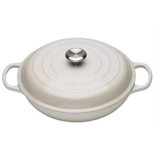 Caçarola Baixa Le Creuset Evolution | 30cm, Ferro Fundido, Merengue