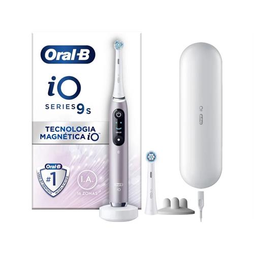 Escova de dentes elétrica Oral-B iO 9S Rosa | Tecnologia iO, IA