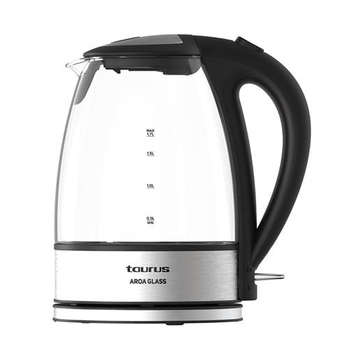 Jarro Elétrico Taurus Aroa Glass | 2200W, 1,8L, Vidro