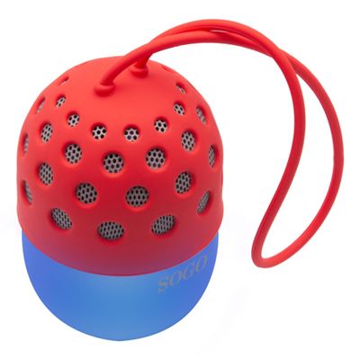 Coluna de Som Sogo ALTSS8245R | Bluetooth, 10m, Vermelho