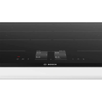 Placa de Indução Bosch PXY875KW1E | 4 zonas, Preto, 7400W