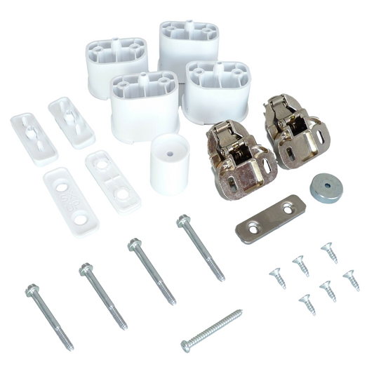 Kit Dobradiças de Encastre Candy/Hoover 43013964 | Máq. Roupa, Original