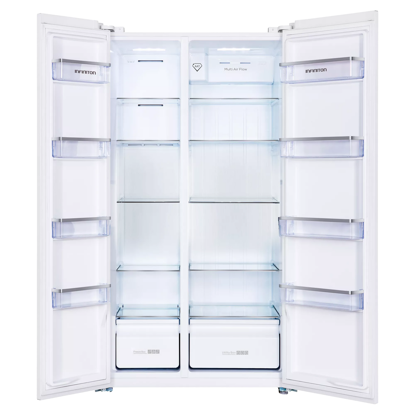 Frigorífico Side By Side Infiniton SBS-506A77BEH | 505L, E, No Frost