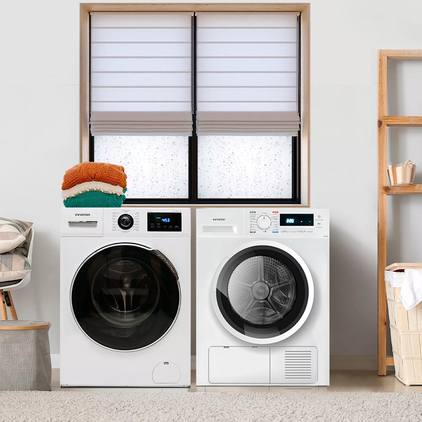 Secador de Roupa INFINITON SDC8B | 8kg, Condensação, Classe B