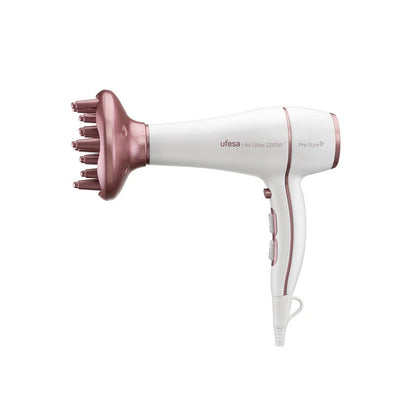 Secador UFESA Airglow | 2200W, 2 velocidades, jato frio