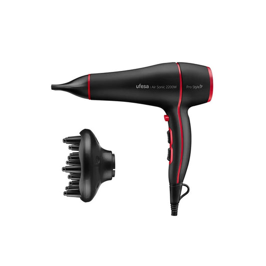Secador Cabelo UFESA Airsonic | 2200W, 2 velocidades, jato frio