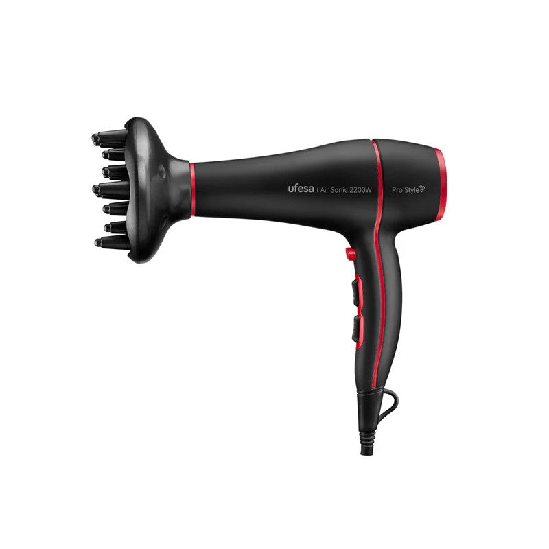 Secador Cabelo UFESA Airsonic | 2200W, 2 velocidades, jato frio