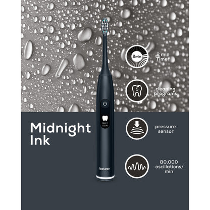 Escova de Dentes Sónica Beurer SC50 Midnight Ink | 22 dias bateria