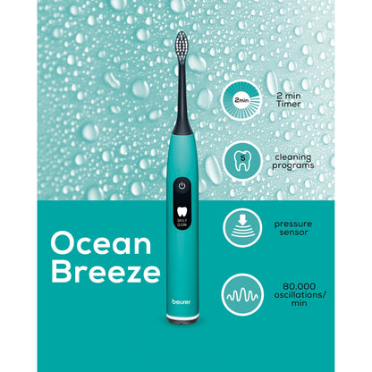 Escova de Dentes Sónica Beurer SC50 Ocean Breeze | 22 dias bateria