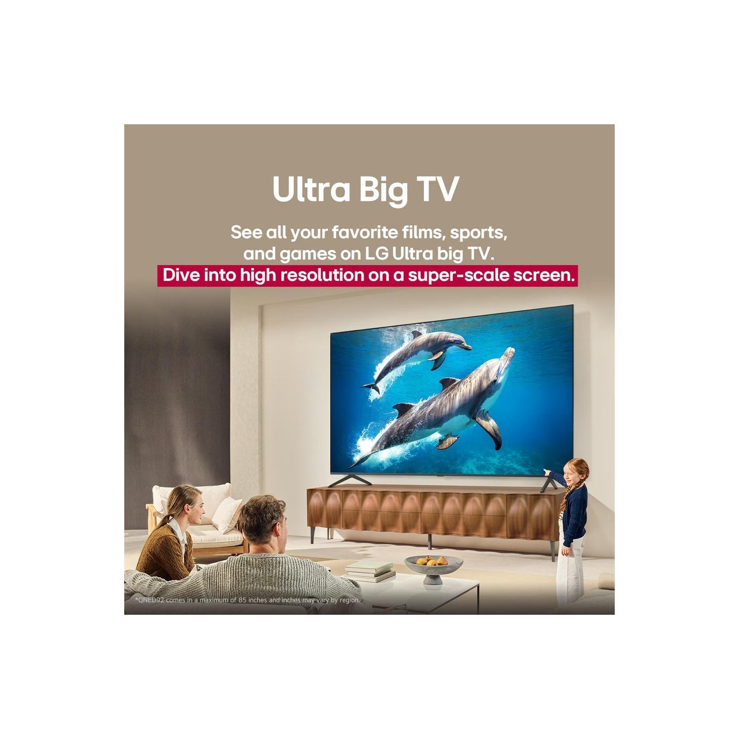 TV LG 65QNED92A6A | 65", Mini LED, 4K, webOS, 120Hz
