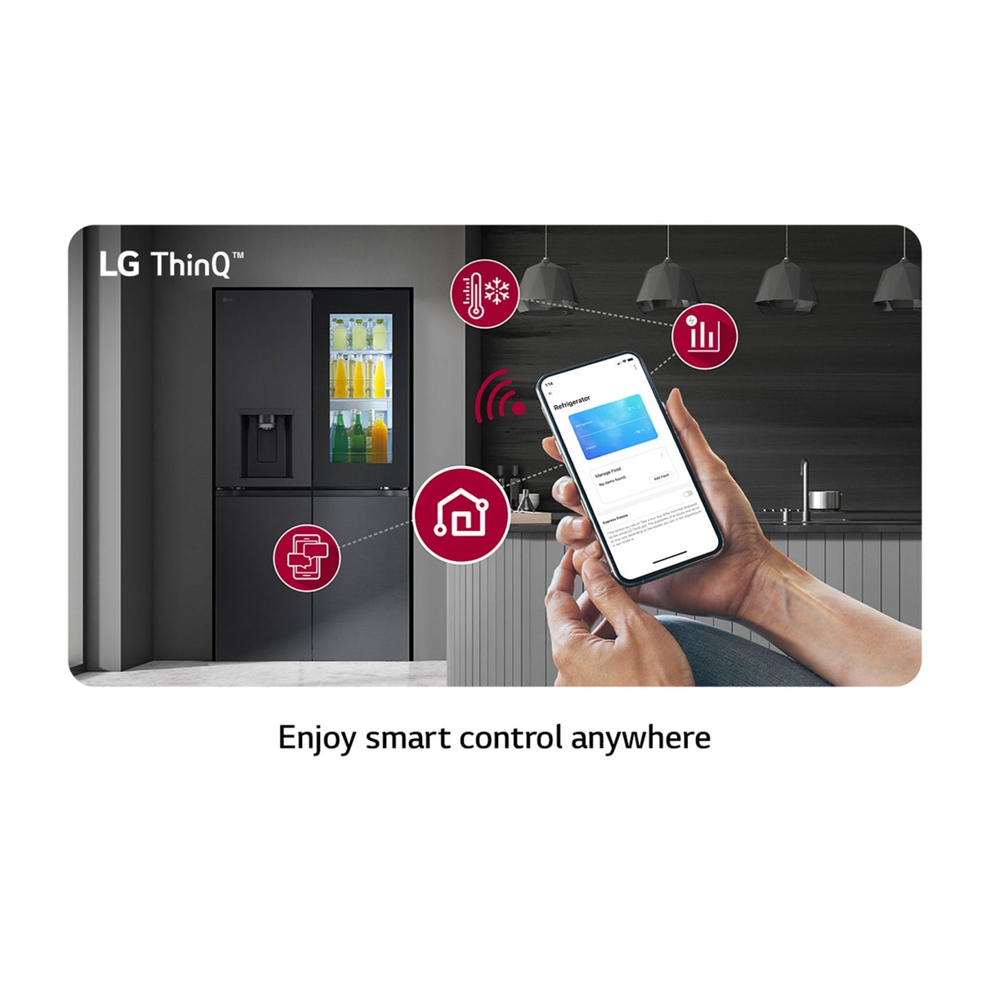 Frigorífico Side by Side LG GMG 960 EVEE | 638L, No Frost, Wi-Fi