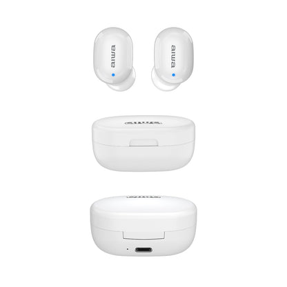 Auriculares In-Ear AIWA EBTW150WT | BT 5.0, 15h bateria, Micro duplo