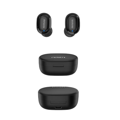 Auriculares True Wireless AIWA EBTW150BK | BT 5.0, 15h, Micro duplo