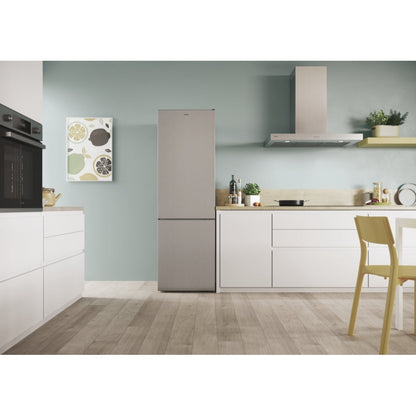 Frigorífico Combinado Candy CCT3L517ES | 260L, Classe E, Silver