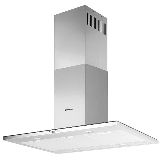 Exaustor Ilha Meireles MEI 190 XN | 600 m³/h, Inox/Vidro, 90cm