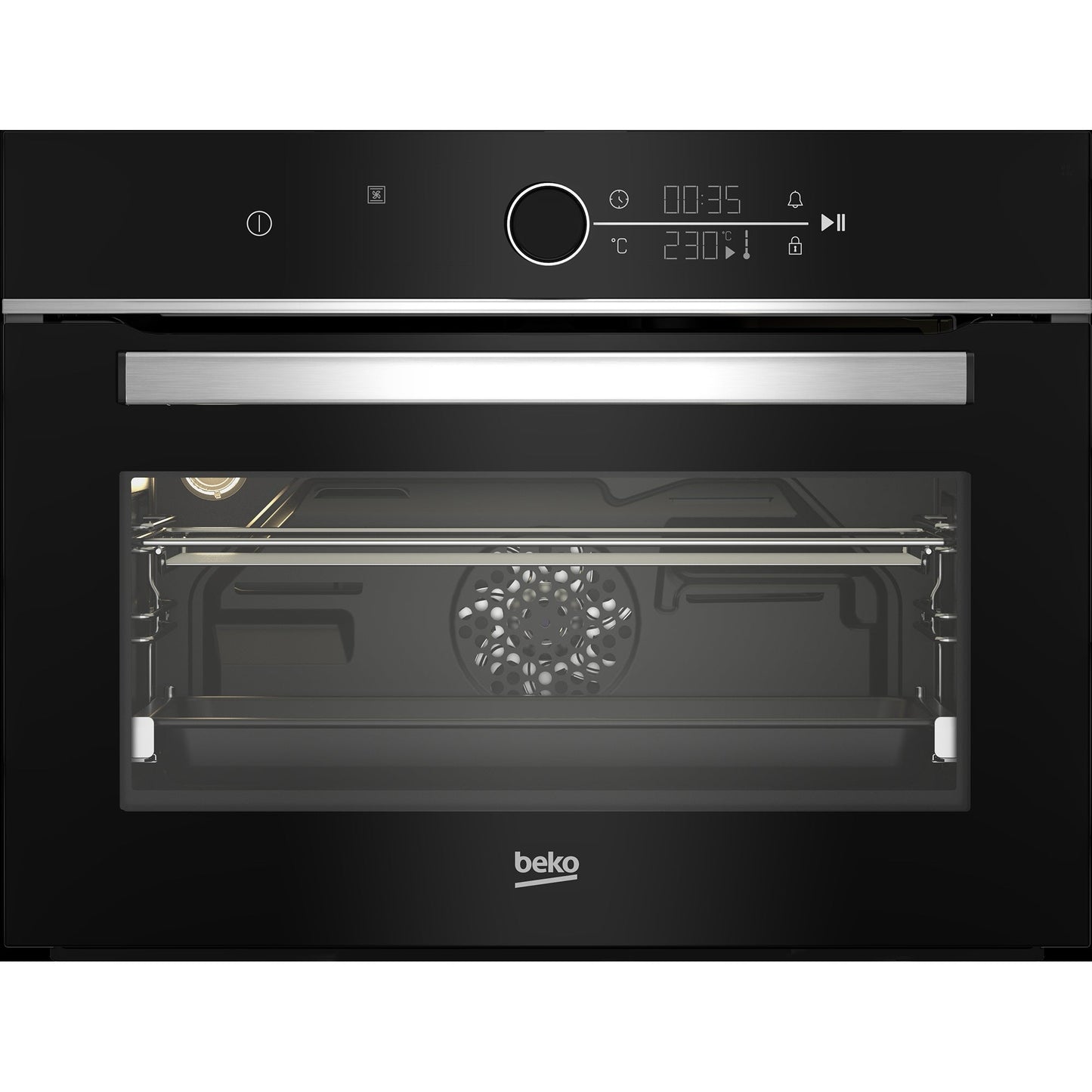 Forno Elétrico Beko BBCM13400XM | 48L, Multifunção, Aço inoxidável