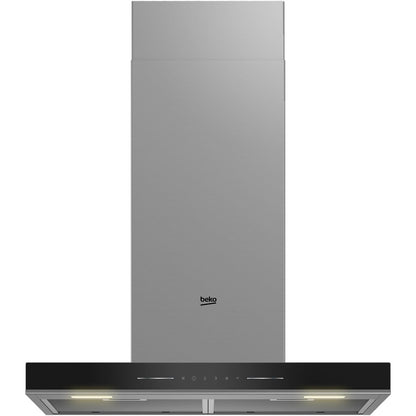 Exaustor Chaminé Beko BHCB66641BBHS | 425 m³/h, Classe A, Preto