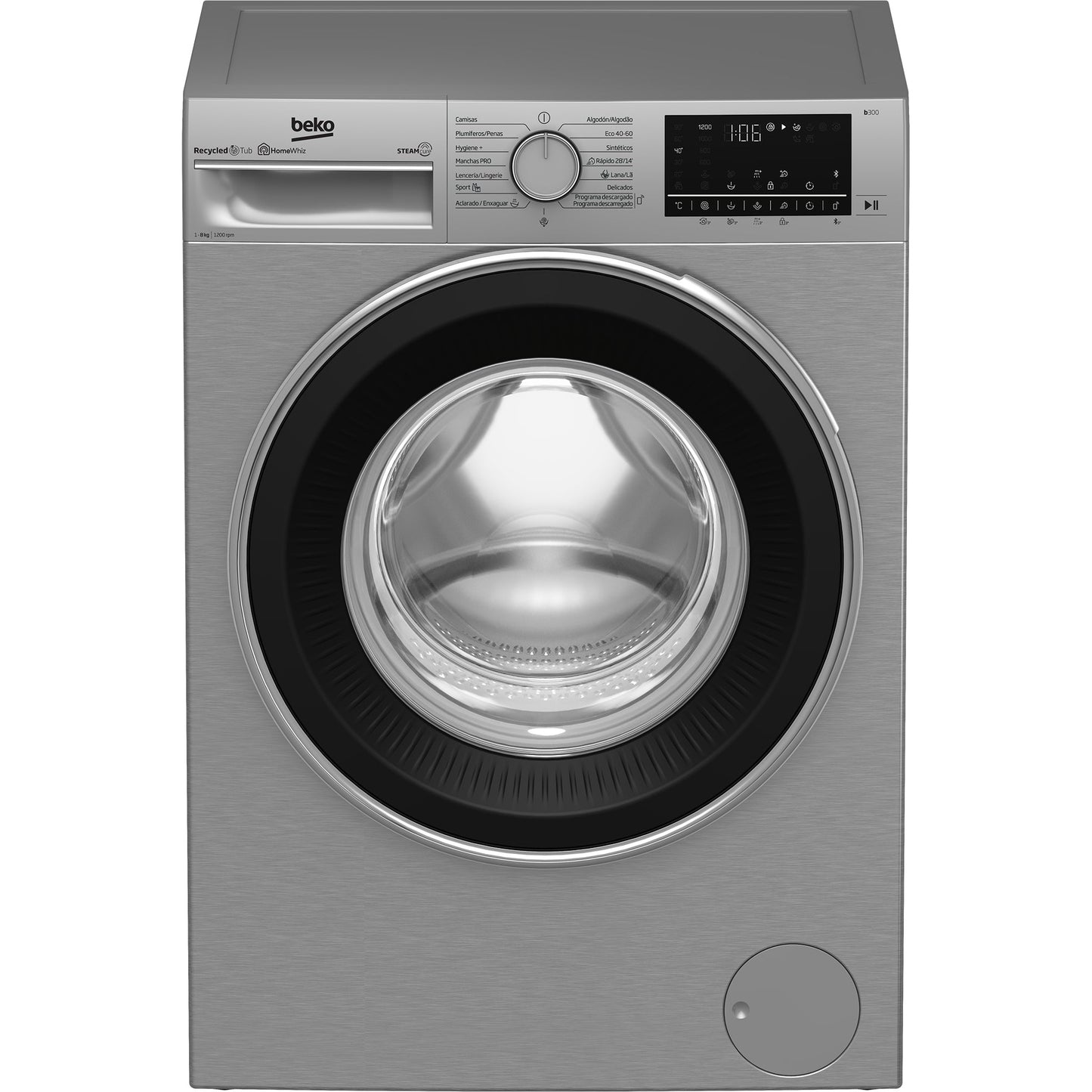 Máquina de Lavar Roupa Beko B3WFT58220X | 8kg, Classe C