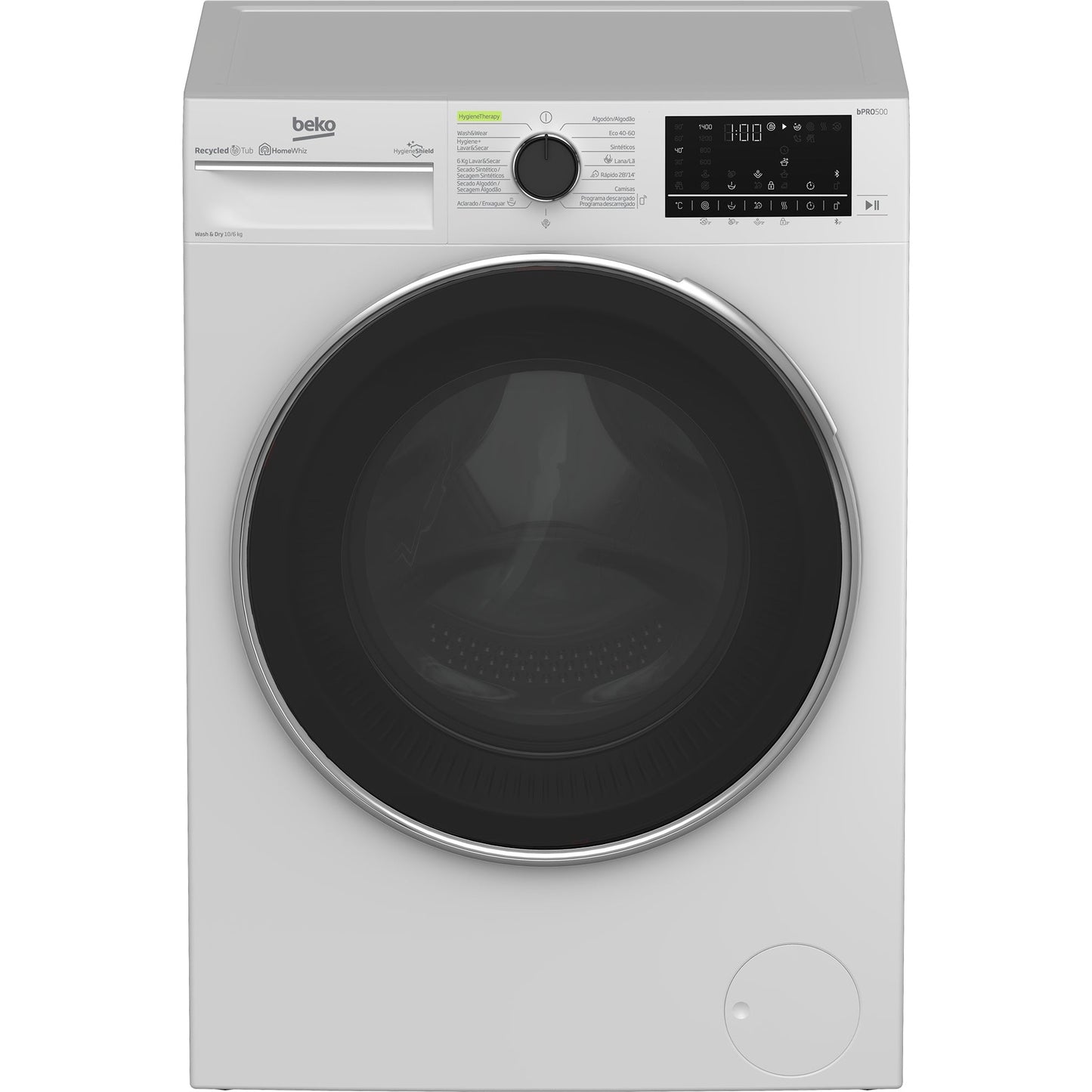 Máquina Lavar e Secar Beko B5DFT510447W | 10 Kg, 1400 RPM, Classe C