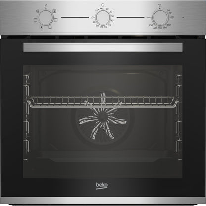 Pack Encastre Forno + Placa Beko BBSE12131CXD | Forno 66L, Placa Gás 4 Zonas