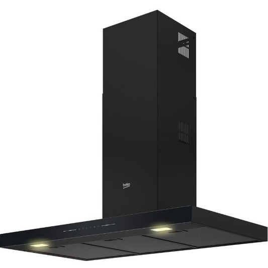Exaustor Chaminé BEKO BHCB96641BBBHS | 430 m³/h, Classe A, 90cm