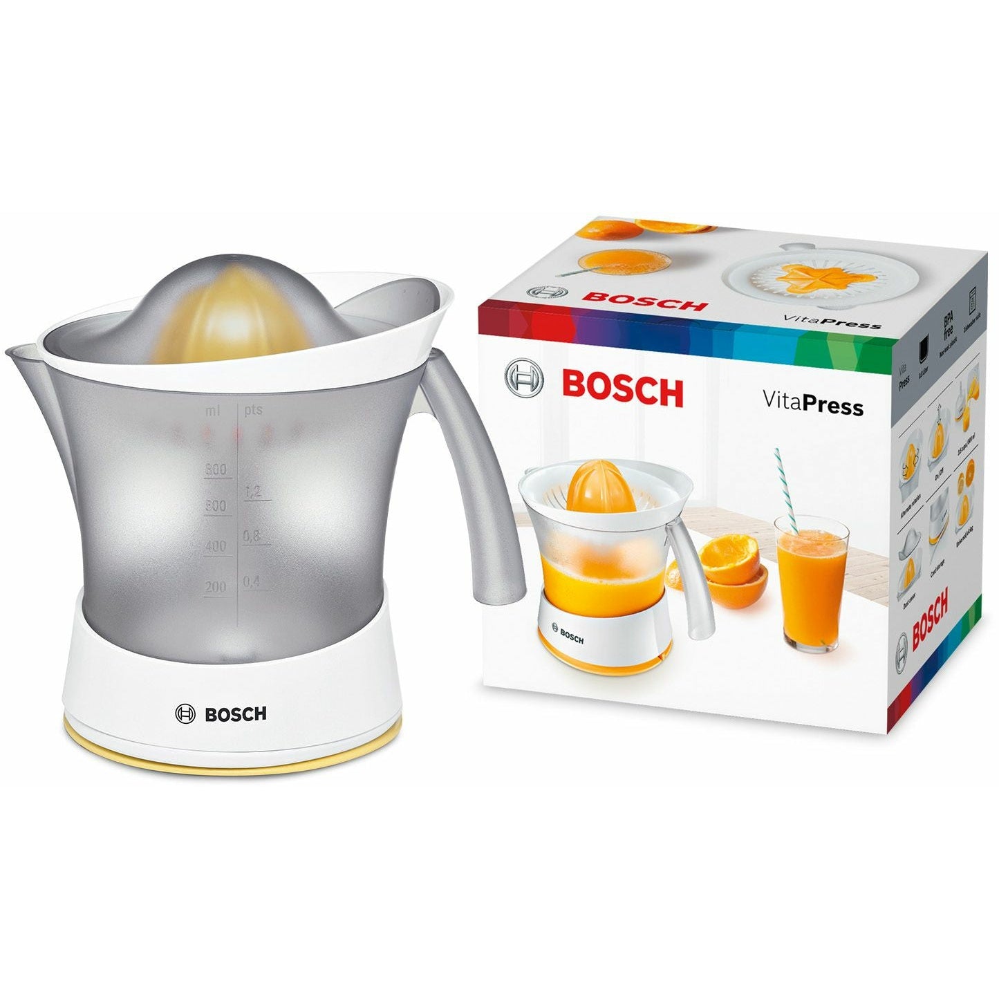 Espremedor Bosch MCP3000N | 25W, 800ml, Rotação Bidirecional