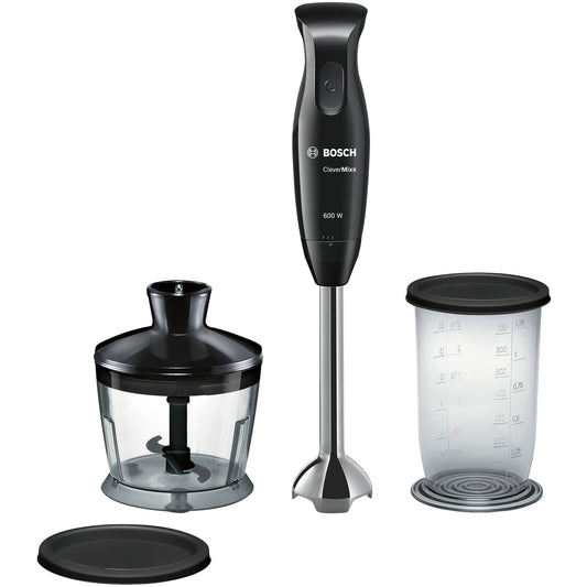 Varinha Bosch MSM2620B | 600W, QuattroBlade, Silenciosa, Leve, Picador e Copo Misturador