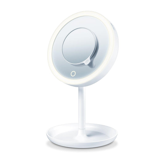 Espelho Beurer BS45 | LED, Ampliação 5x, Bandeja