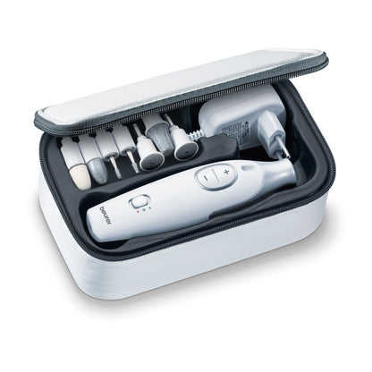 Conj. Manicure/Pedicure Beurer MP42 | 7 acessórios, LED, Ergonómico