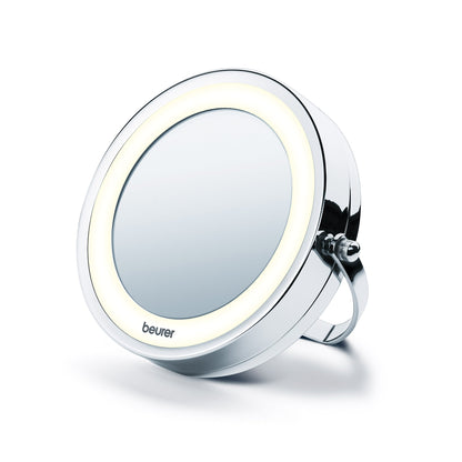 Espelho Beurer BS59 | LED, Ampliação 5x, Cromado