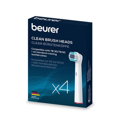 Cabeças de limpeza Beurer 10156 | Compatível TB30/50, Tampa, 72mm