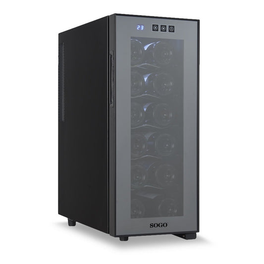 Cave de Vinho Sogo NEVSS21905 | 12 Garrafas, 12-18°C, 50W