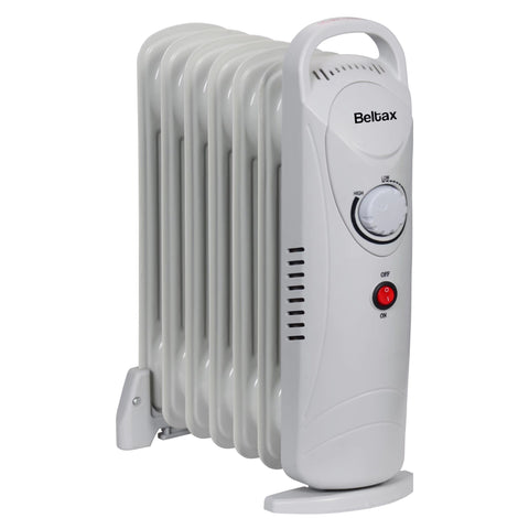 Aquecedor Óleo Beltax BOH0707 | 800W, Termostato, Proteção