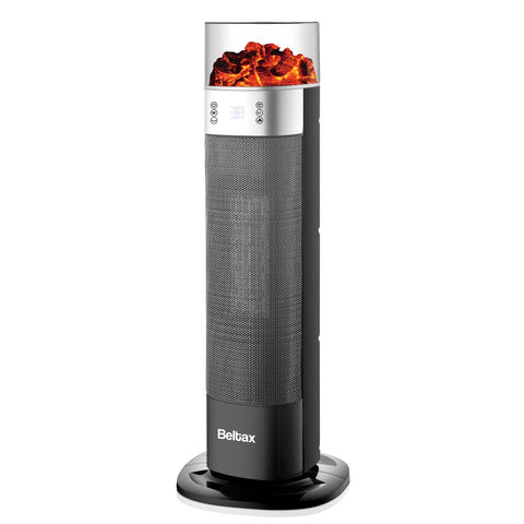 Aquecedor Cerâmico Beltax BCH2018 | 2000W, Oscilação, Temporizador