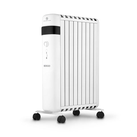 Aquecedor Convector Sogo CALSS18485 | 2000W, 9 elementos, Termostato ajustável
