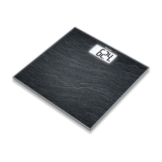 Balança WC Beurer GS 203 SLATE | 150 Kg, LCD, 30x30 cm