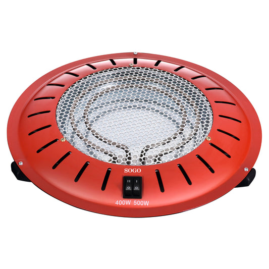 Braseiro Sogo CALSS18280 | 900W, 2 Resistências, Metal