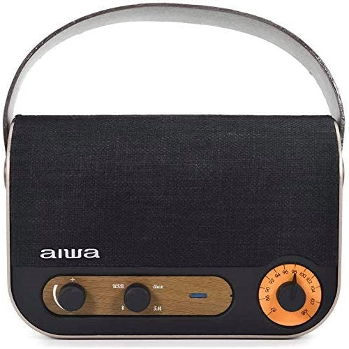 Rádio Portátil AIWA RBTU600 | Bluetooth, 6h Autonomia, USB